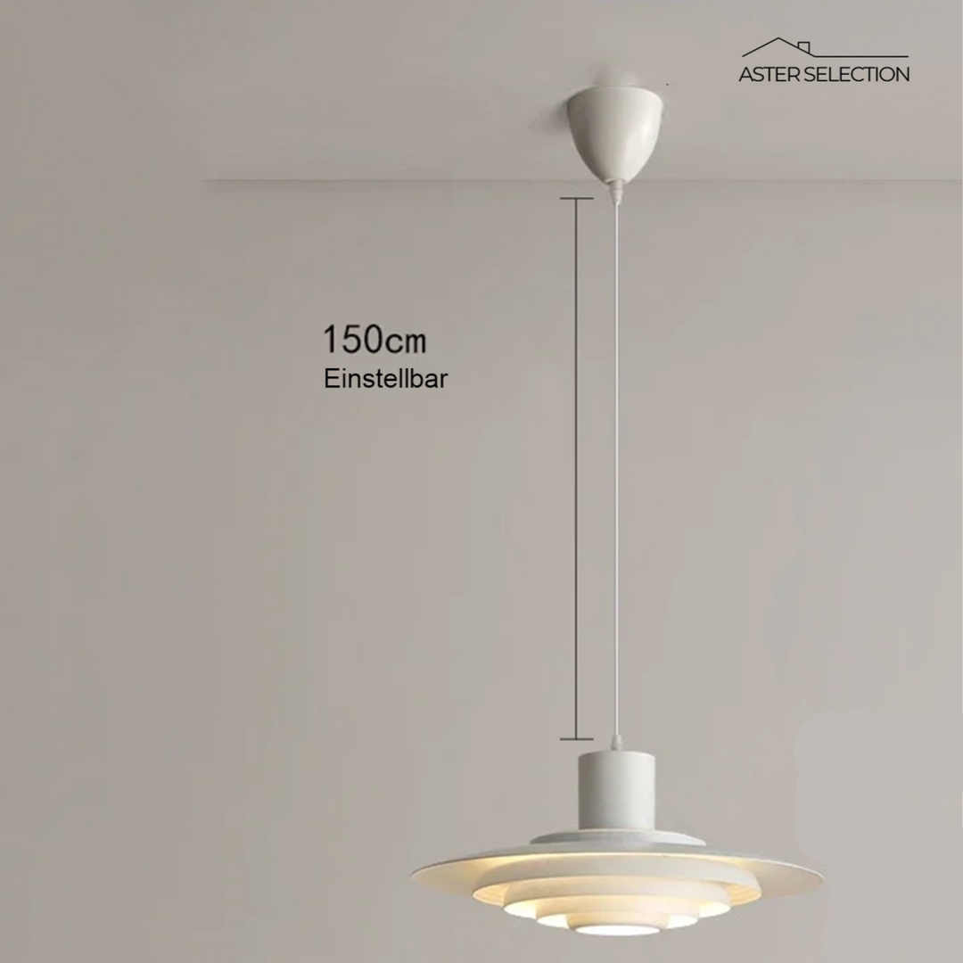 NordViva: Lampada a sospensione di design danese – Lampada a ombrello per interni scandinavi