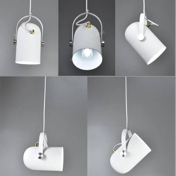 NordWink: Lampada a sospensione in alluminio nordico con forma a goccia angolare – per soggiorno e caffè