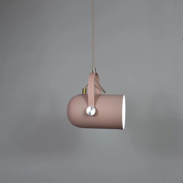 NordWink: Lampada a sospensione in alluminio nordico con forma a goccia angolare – per soggiorno e caffè