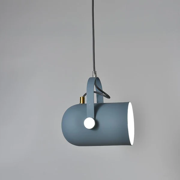 NordWink: Lampada a sospensione in alluminio nordico con forma a goccia angolare – per soggiorno e caffè