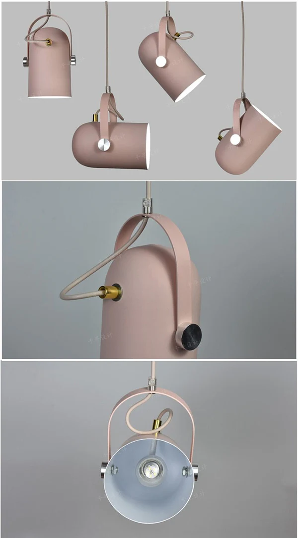 NordWink: Lampada a sospensione in alluminio nordico con forma a goccia angolare – per soggiorno e caffè
