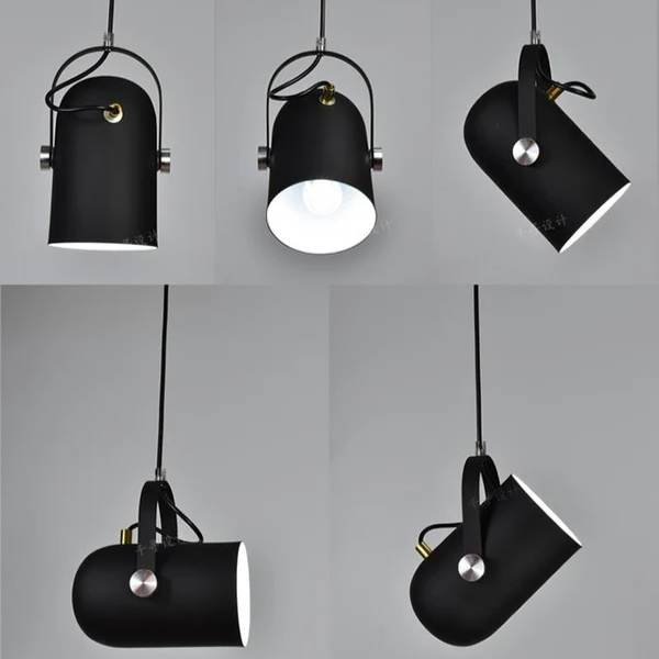 NordWink: Lampada a sospensione in alluminio nordico con forma a goccia angolare – per soggiorno e caffè