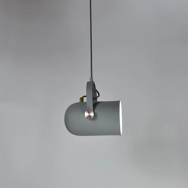 NordWink: Lampada a sospensione in alluminio nordico con forma a goccia angolare – per soggiorno e caffè
