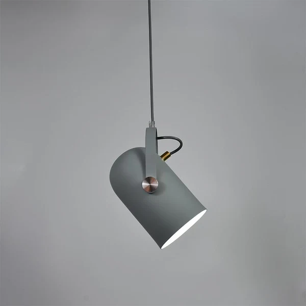 NordWink: Lampada a sospensione in alluminio nordico con forma a goccia angolare – per soggiorno e caffè