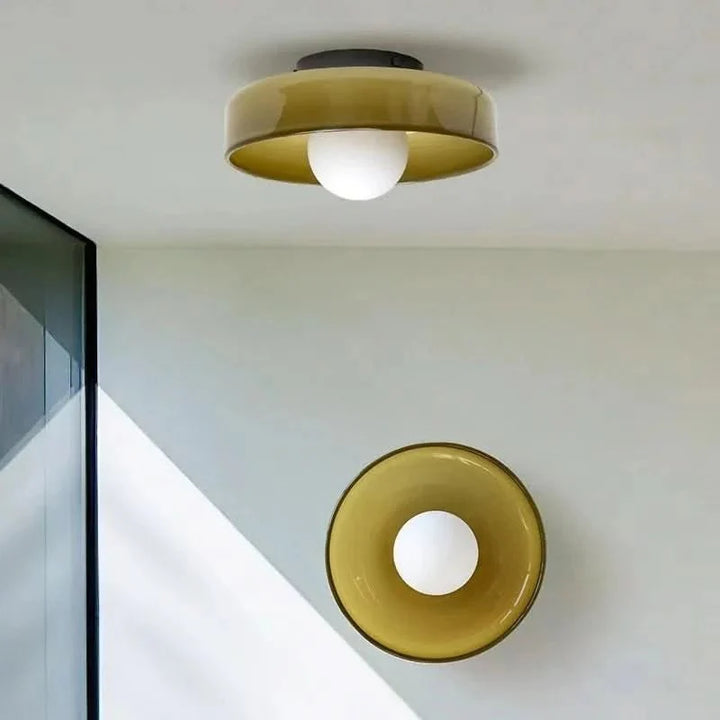 Lampada da soffitto GLASSGLOW – Design in vetro nordico per un&