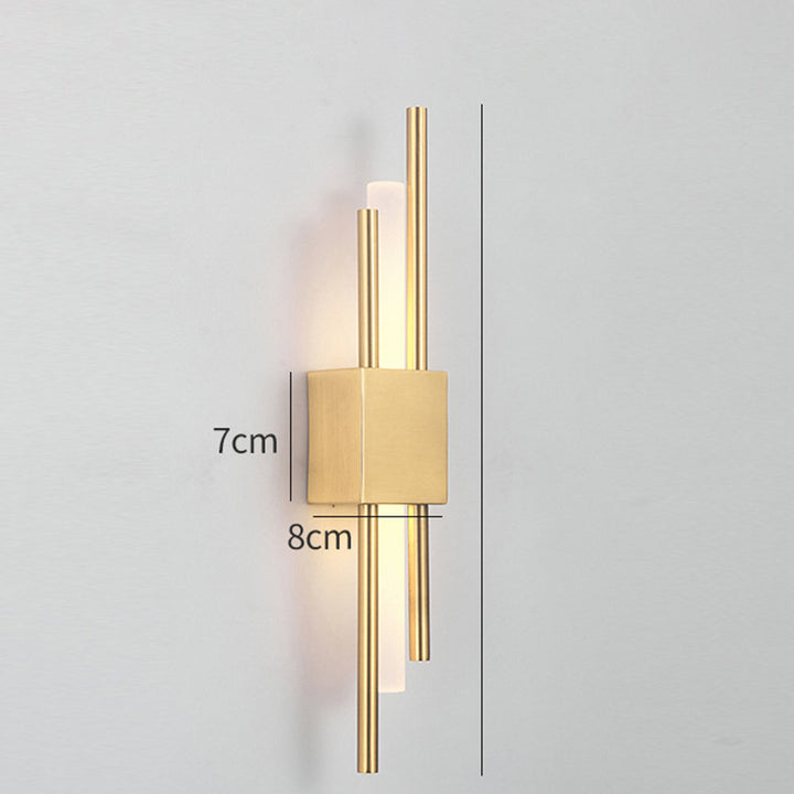 NordicGlanz: Applique LED nera moderna – design lussuoso con oro per soggiorno e sala da pranzo
