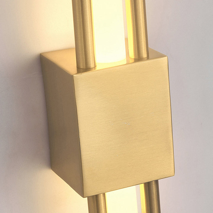 NordicGlanz: Applique LED nera moderna – design lussuoso con oro per soggiorno e sala da pranzo