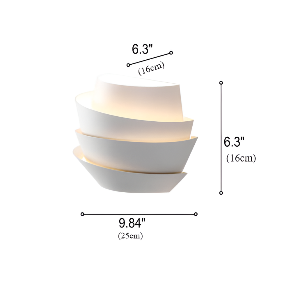 NordicGlow: Applique LED scandinava con doppio riflettore – Design minimalista per spazi eleganti