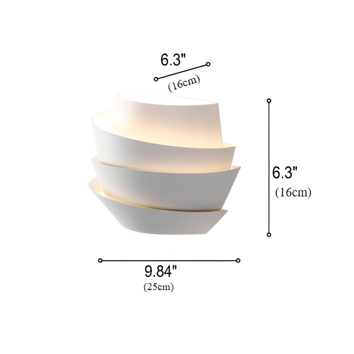 NordicGlow: Applique LED scandinava con doppio riflettore – Design minimalista per spazi eleganti