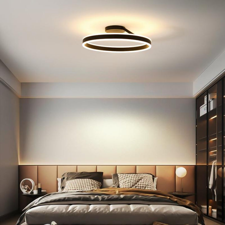 NordicLicht: Lampada da soffitto LED in metallo moderna e minimalista – elegante e luminosa per il soggiorno