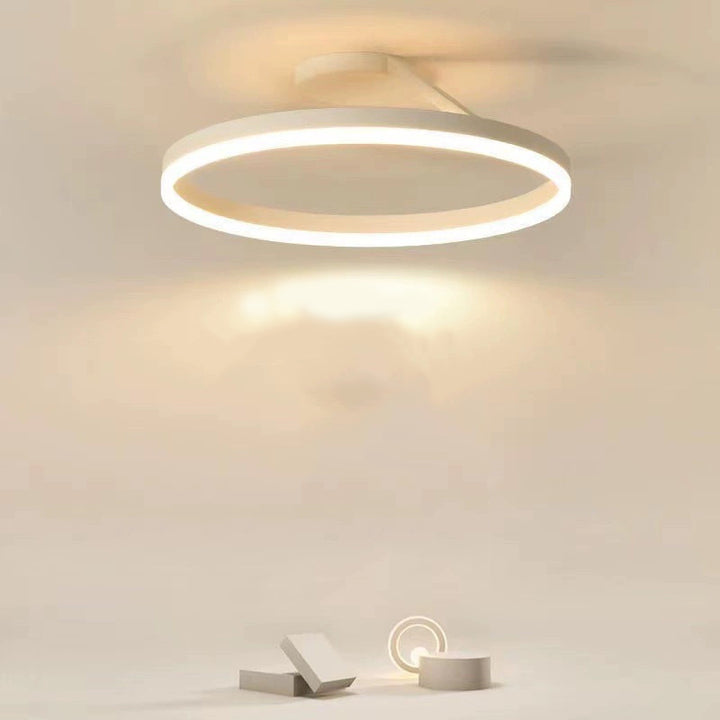 NordicLicht: Lampada da soffitto LED in metallo moderna e minimalista – elegante e luminosa per il soggiorno