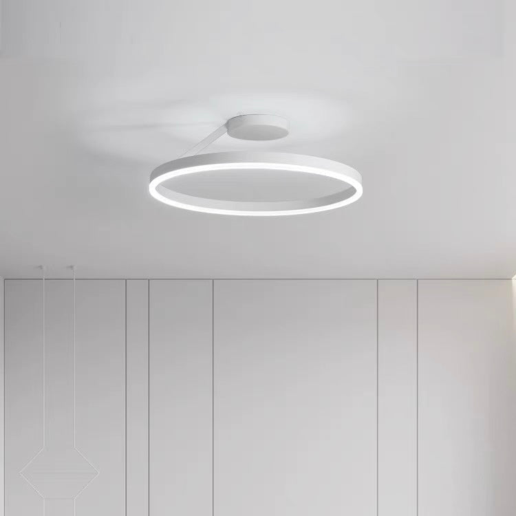NordicLicht: Lampada da soffitto LED in metallo moderna e minimalista – elegante e luminosa per il soggiorno