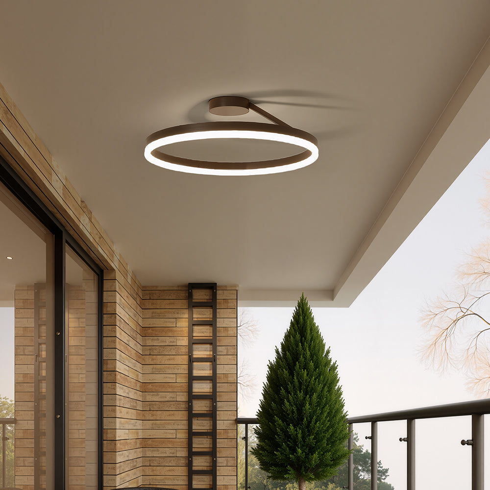 NordicLicht: Lampada da soffitto LED in metallo moderna e minimalista – elegante e luminosa per il soggiorno