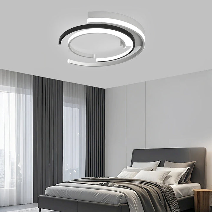 NordischHell: Lampada da soffitto LED moderna e piatta – elegante e funzionale per soggiorno e sala da pranzo