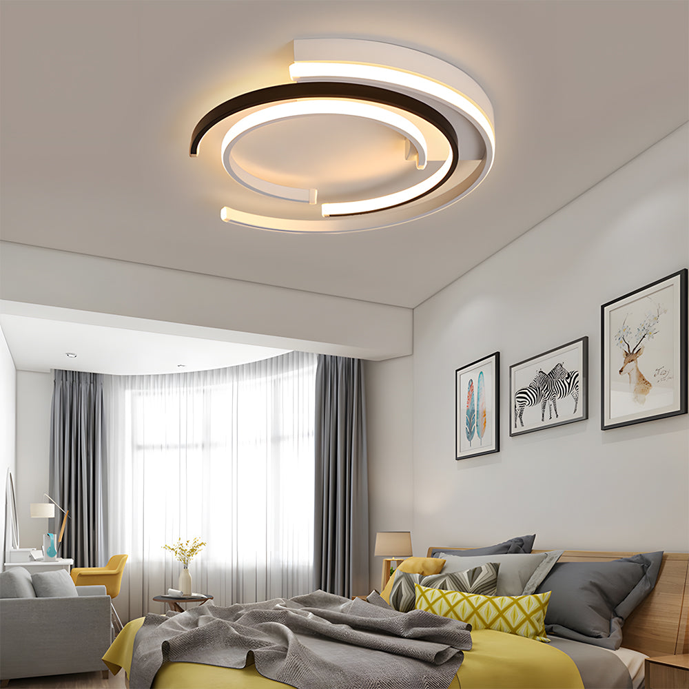 NordischHell: Lampada da soffitto LED moderna e piatta – elegante e funzionale per soggiorno e sala da pranzo