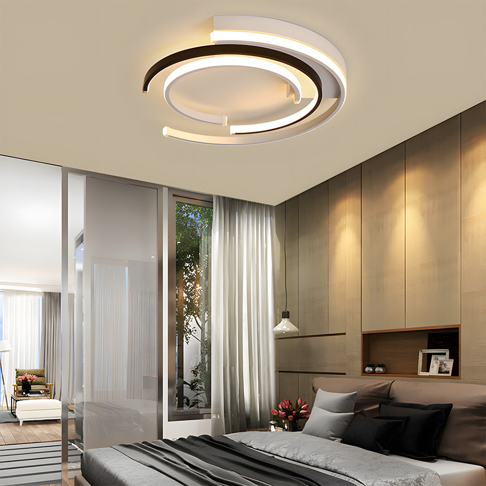 NordischHell: Lampada da soffitto LED moderna e piatta – elegante e funzionale per soggiorno e sala da pranzo