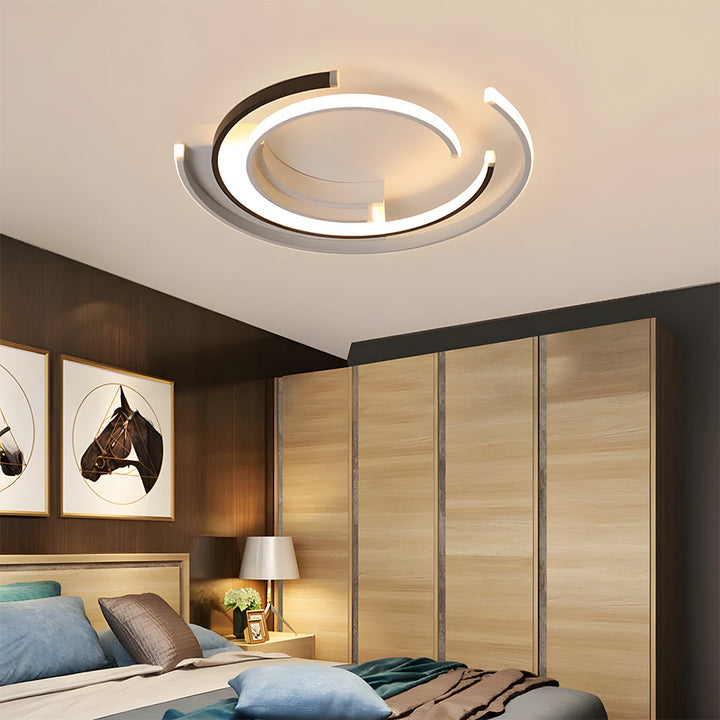 NordischHell: Lampada da soffitto LED moderna e piatta – elegante e funzionale per soggiorno e sala da pranzo