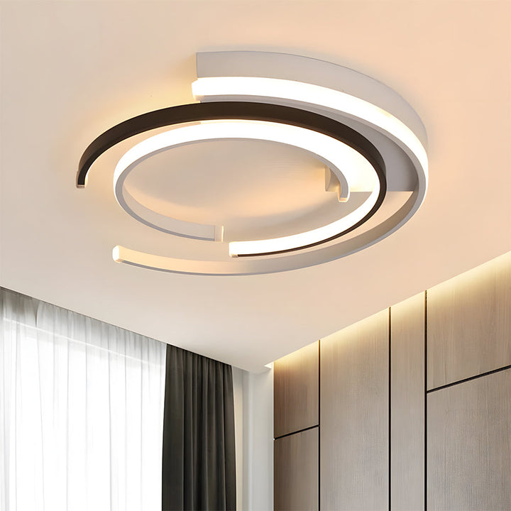 NordischHell: Lampada da soffitto LED moderna e piatta – elegante e funzionale per soggiorno e sala da pranzo