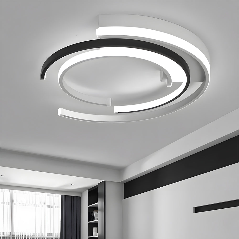 NordischHell: Lampada da soffitto LED moderna e piatta – elegante e funzionale per soggiorno e sala da pranzo