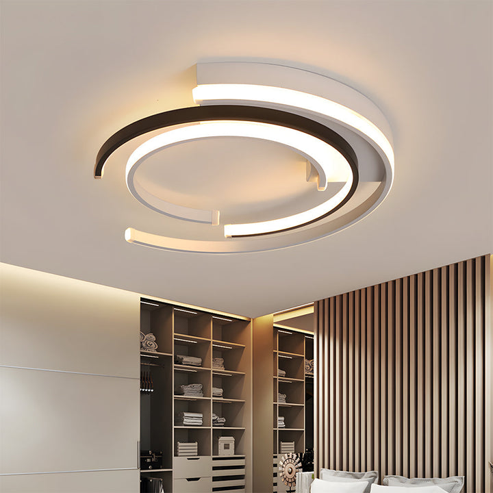 NordischHell: Lampada da soffitto LED moderna e piatta – elegante e funzionale per soggiorno e sala da pranzo