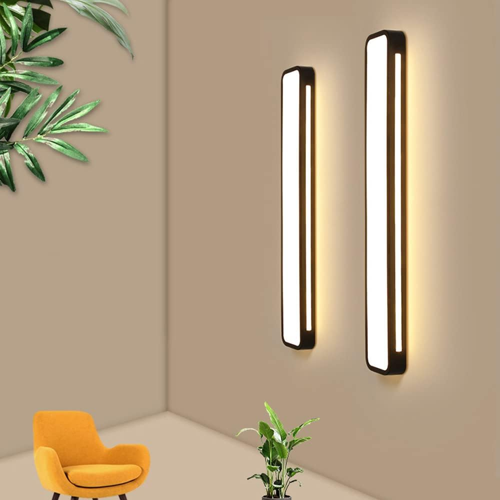 NordischeLinie: Lampada da soffitto LED lunga minimalista – moderna e stilosa per sala da pranzo e soggiorno