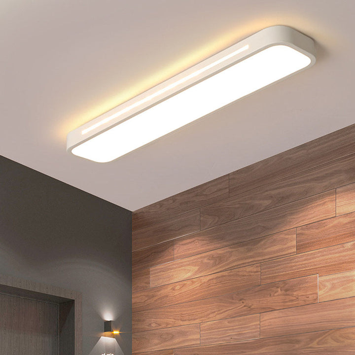 NordischeLinie: Lampada da soffitto LED lunga minimalista – moderna e stilosa per sala da pranzo e soggiorno