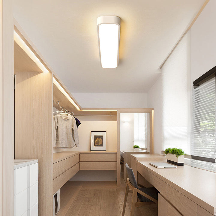 NordischeLinie: Lampada da soffitto LED lunga minimalista – moderna e stilosa per sala da pranzo e soggiorno