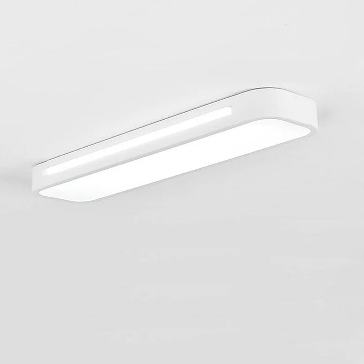 NordischeLinie: Lampada da soffitto LED lunga minimalista – moderna e stilosa per sala da pranzo e soggiorno