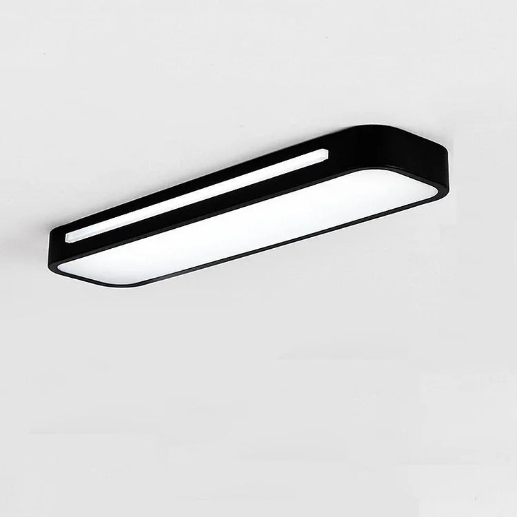 NordischeLinie: Lampada da soffitto LED lunga minimalista – moderna e stilosa per sala da pranzo e soggiorno