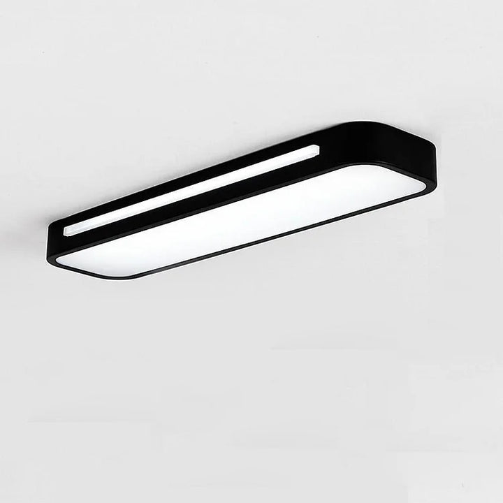 NordischeLinie: Lampada da soffitto LED lunga minimalista – moderna e stilosa per sala da pranzo e soggiorno