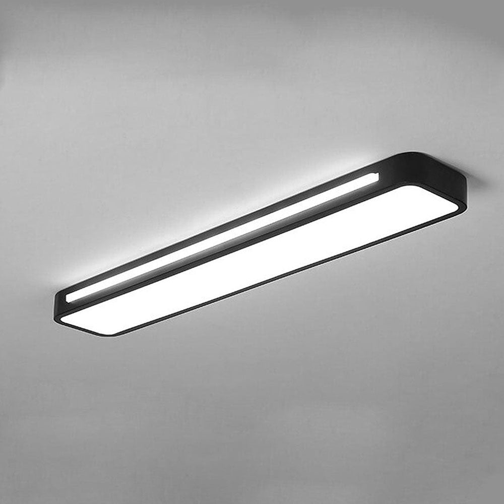 NordischeLinie: Lampada da soffitto LED lunga minimalista – moderna e stilosa per sala da pranzo e soggiorno