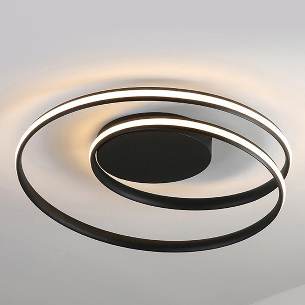 NordischesEisen: Lampada da soffitto LED minimalista in ferro moderna – elegante e funzionale per soggiorno e camera da letto