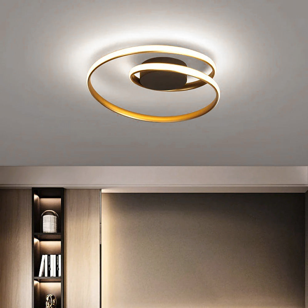 NordischesEisen: Lampada da soffitto LED minimalista in ferro moderna – elegante e funzionale per soggiorno e camera da letto