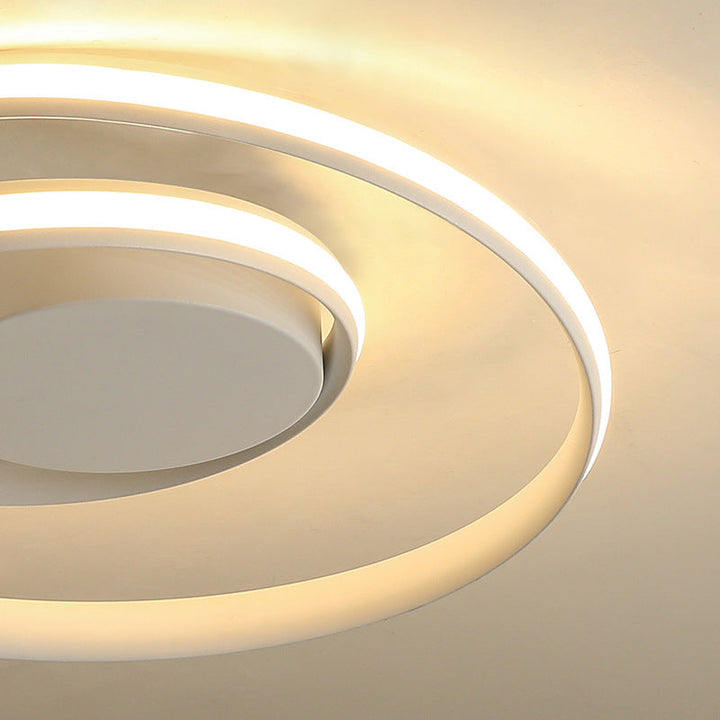 NordischesEisen: Lampada da soffitto LED minimalista in ferro moderna – elegante e funzionale per soggiorno e camera da letto