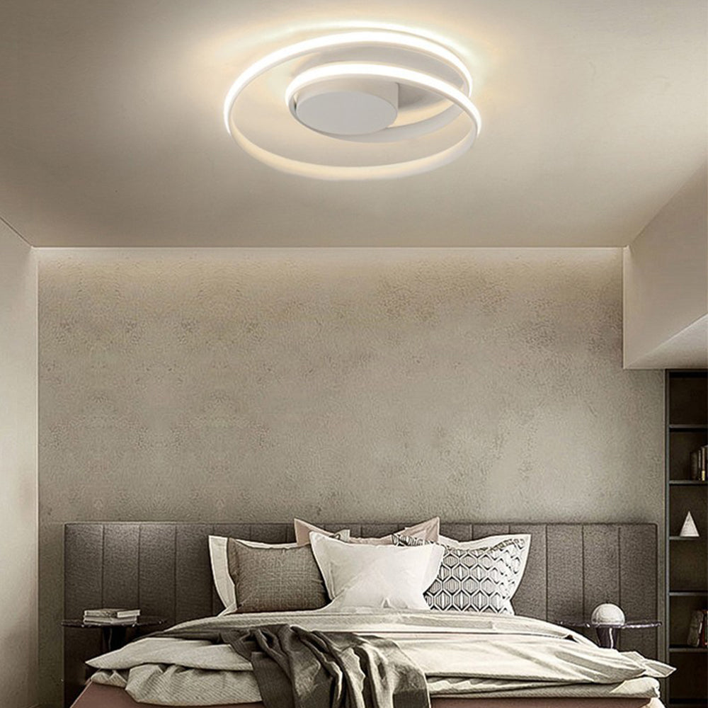 NordischesEisen: Lampada da soffitto LED minimalista in ferro moderna – elegante e funzionale per soggiorno e camera da letto