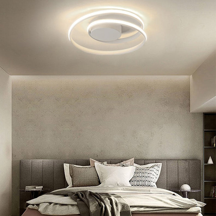 NordischesEisen: Lampada da soffitto LED minimalista in ferro moderna – elegante e funzionale per soggiorno e camera da letto