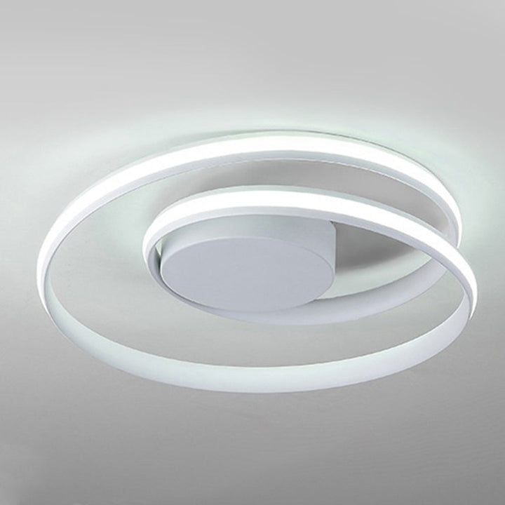 NordischesEisen: Lampada da soffitto LED minimalista in ferro moderna – elegante e funzionale per soggiorno e camera da letto