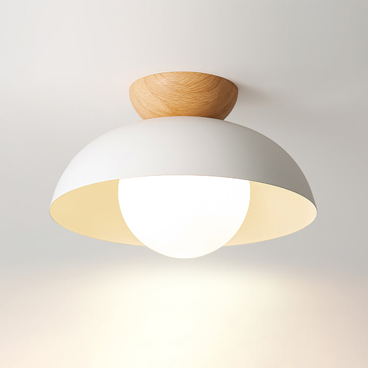 NordischesLicht: Lampada da soffitto in vetro sostenibile moderna minimalista – elegante e accogliente per sala da pranzo e soggiorno