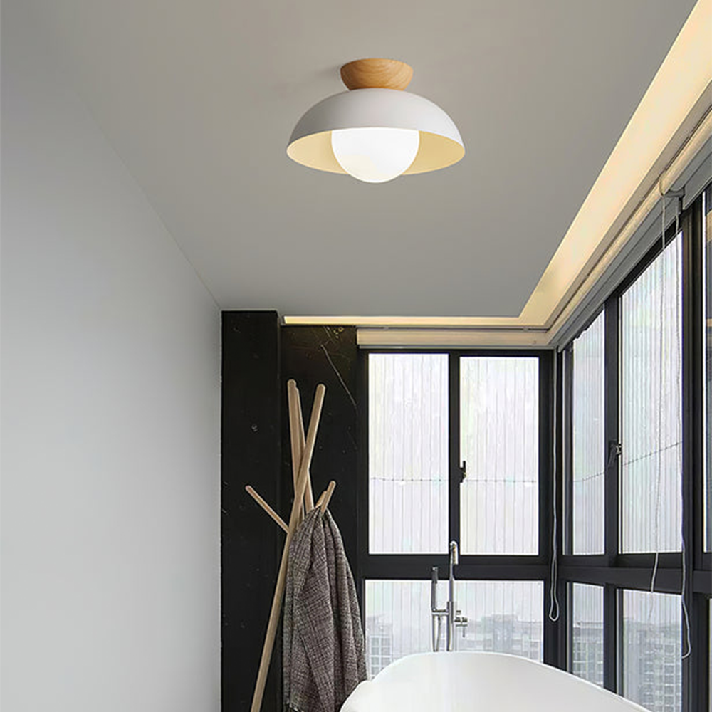 NordischesLicht: Lampada da soffitto in vetro sostenibile moderna minimalista – elegante e accogliente per sala da pranzo e soggiorno