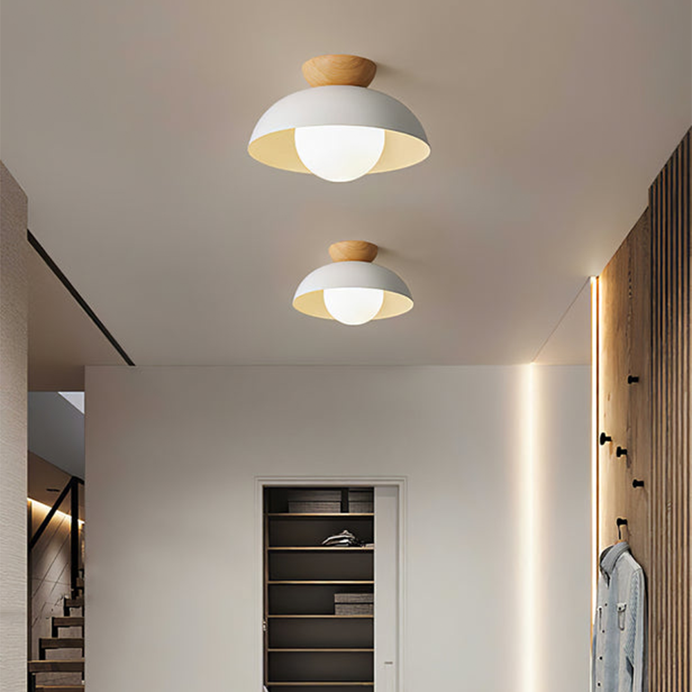 NordischesLicht: Lampada da soffitto in vetro sostenibile moderna minimalista – elegante e accogliente per sala da pranzo e soggiorno
