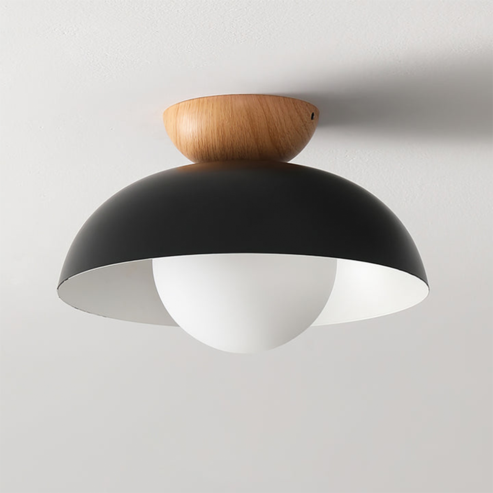 NordischesLicht: Lampada da soffitto in vetro sostenibile moderna minimalista – elegante e accogliente per sala da pranzo e soggiorno