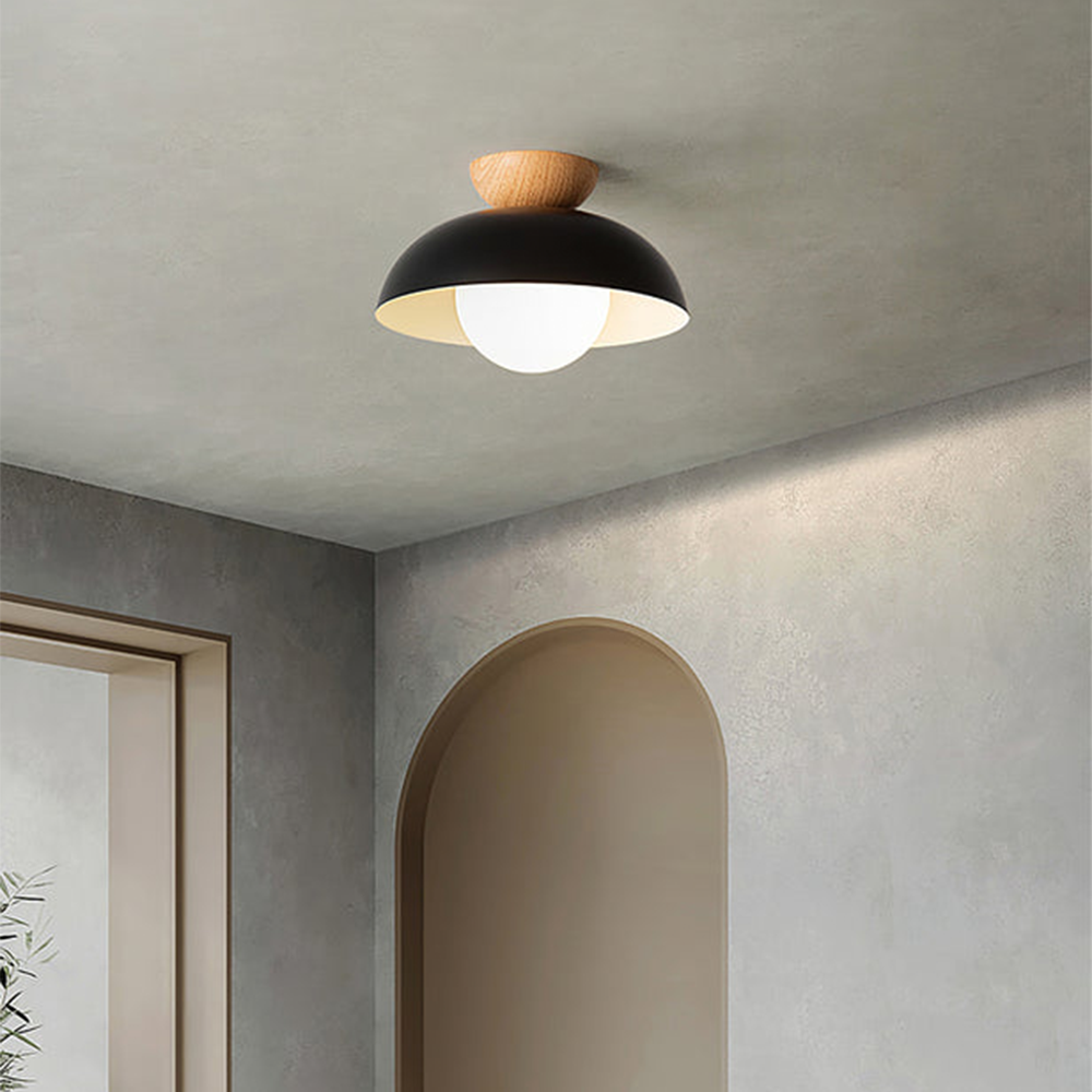 NordischesLicht: Lampada da soffitto in vetro sostenibile moderna minimalista – elegante e accogliente per sala da pranzo e soggiorno