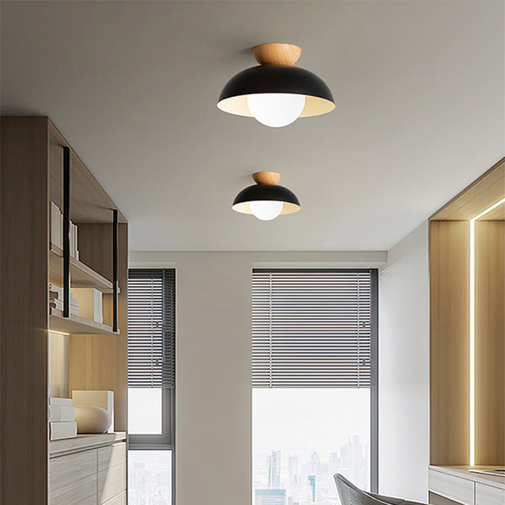 NordischesLicht: Lampada da soffitto in vetro sostenibile moderna minimalista – elegante e accogliente per sala da pranzo e soggiorno
