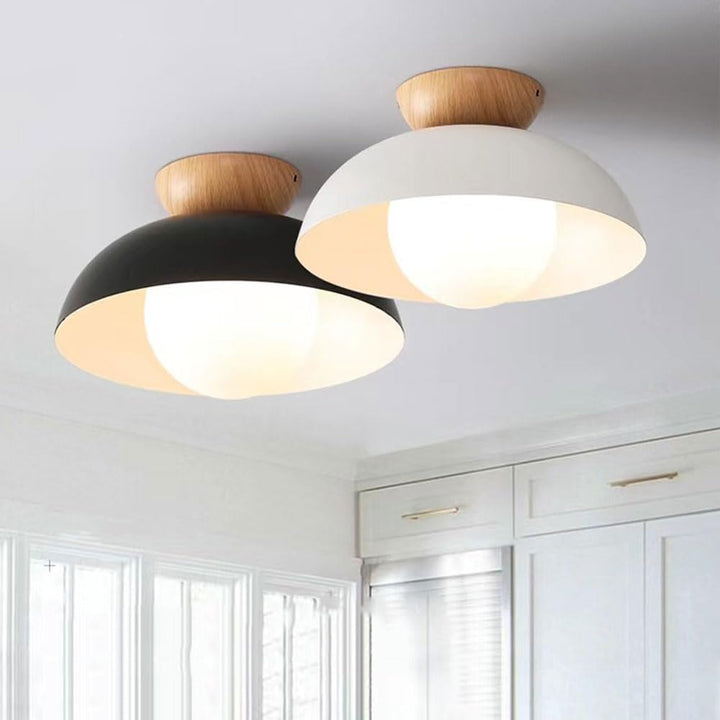 NordischesLicht: Lampada da soffitto in vetro sostenibile moderna minimalista – elegante e accogliente per sala da pranzo e soggiorno
