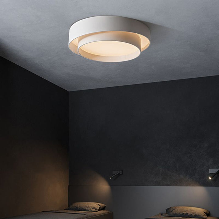 Norvyn: Lampada da soffitto LED rotonda in stile Art Déco nordico – per soggiorno e camera da letto