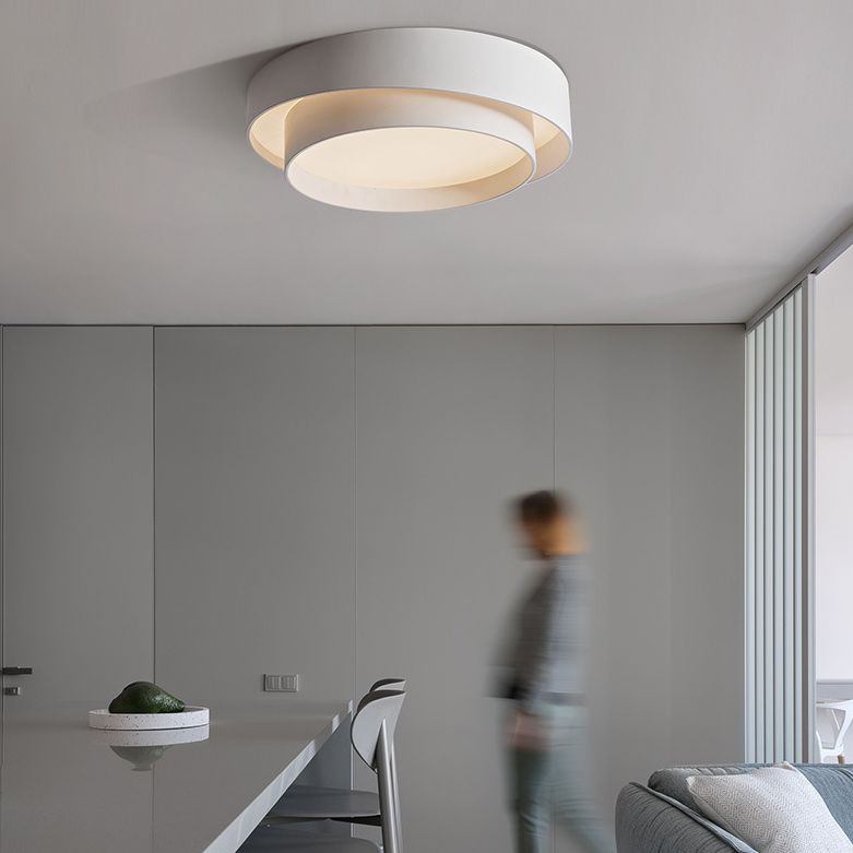 Norvyn: Lampada da soffitto LED rotonda in stile Art Déco nordico – per soggiorno e camera da letto