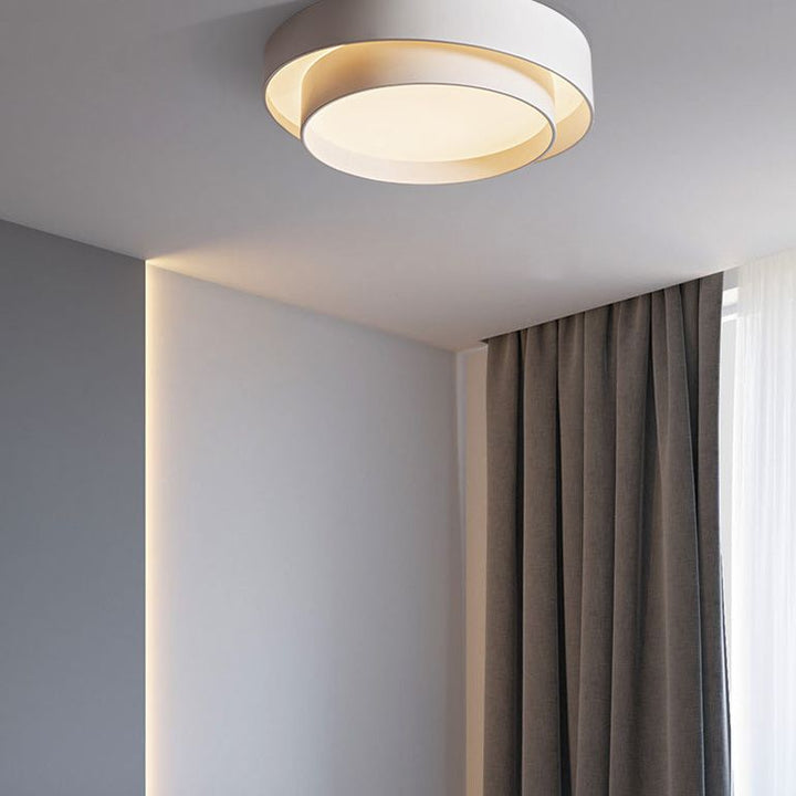 Norvyn: Lampada da soffitto LED rotonda in stile Art Déco nordico – per soggiorno e camera da letto