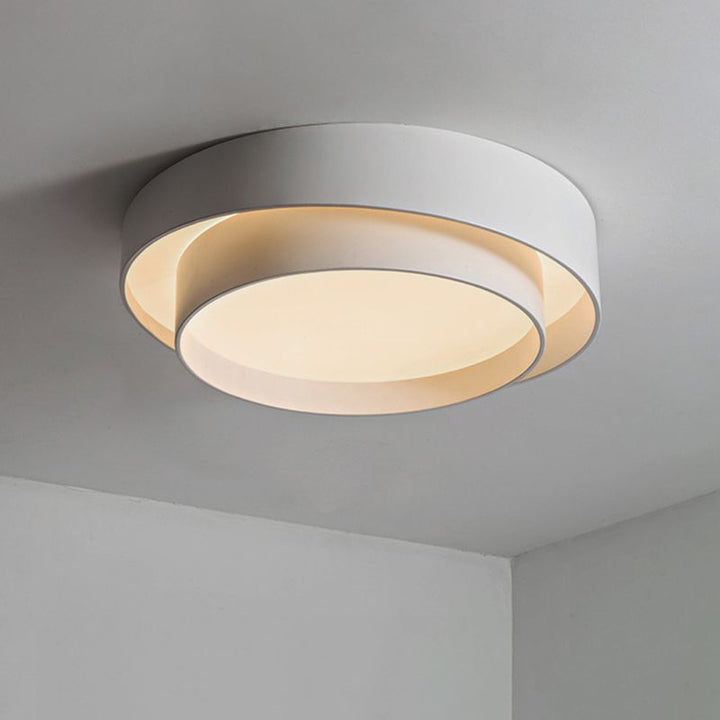 Norvyn: Lampada da soffitto LED rotonda in stile Art Déco nordico – per soggiorno e camera da letto