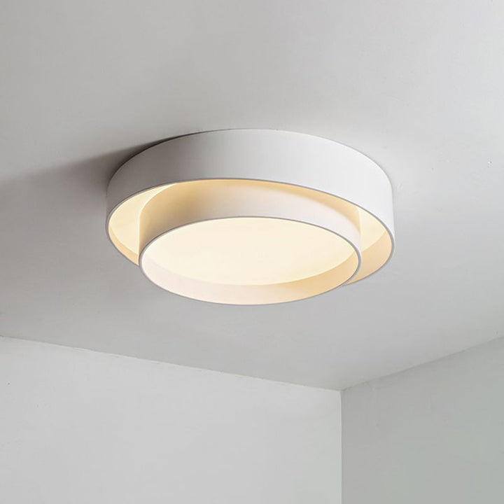 Norvyn: Lampada da soffitto LED rotonda in stile Art Déco nordico – per soggiorno e camera da letto