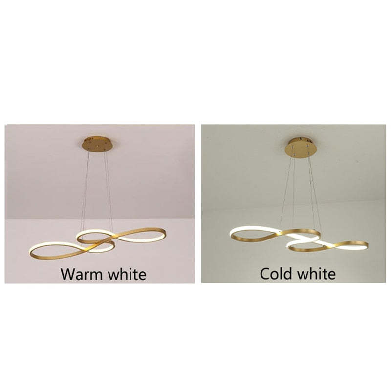NotaLume: Lampada a sospensione LED in design di note musicali in acrilico e metallo – per soggiorno e studio